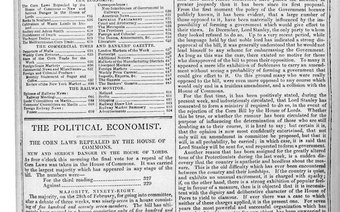 Первый анонс журнала «The Economist»