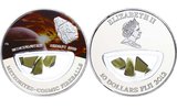 В 2012 году власти Республики Фиджи выпустили ограниченным тиражом в 999 экземпляров десятидолларовые монеты, добавив в них кусочки того самого метеорита