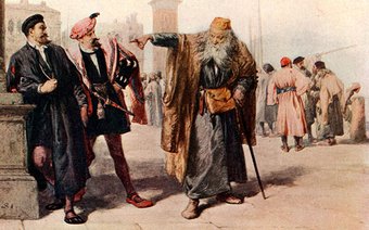 Состоялась первая постановка пьесы «Венецианский купец»