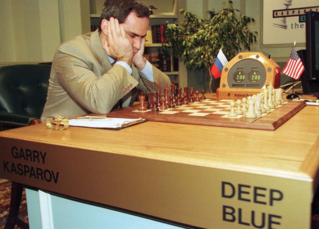Deep Blue – шахматный суперкомпьютер, созданный в 1990-е годы.
