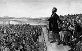 После вступления Линкольна в должность южные рабовладельческие штаты объявили о выходе из состава страны и началась гражданская война