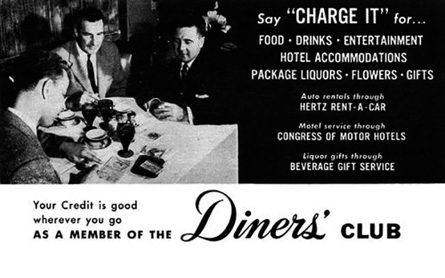 Компания получала деньги как с пользователей карты ($5 ежегодно за выпуск и обслуживание), так и с ресторанов (5–7% от суммы покупки).