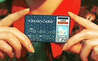 Первая оплата кредитной картой в России